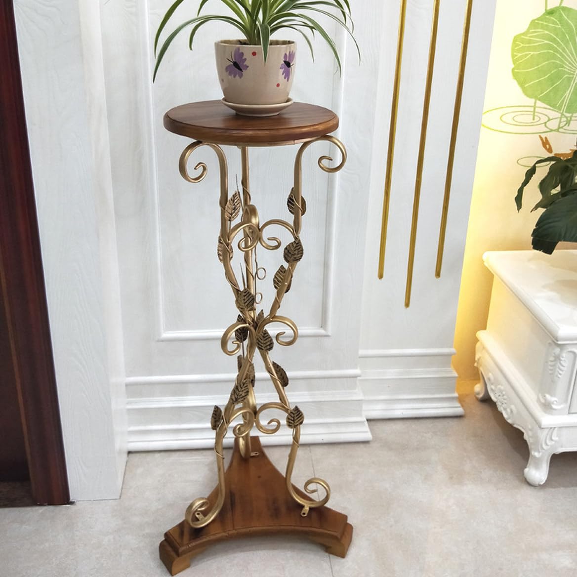 Amazon.co.jp: [GZGZ] サイドテーブル S 花台 TEL台ラック 30*86cm